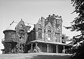 "Compton" (Lydia & John Thompson Morris mansion), Chestnut Hill, Philadelphia (1887–88, demolished 1968). The grounds are now the Morris Arboretum.