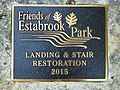 Estabrook Park Plaque