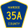 County Road 35A marker