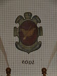于克拉科夫纺织会馆内部的罗兹市徽