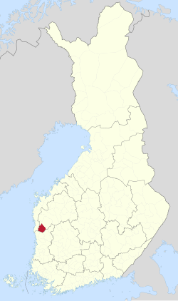 Location of Isojoki in Finland