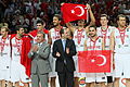 Image 5Turkish national basketball team won the silver medal in the 2010 FIBA World Championship. (from Culture of Turkey)