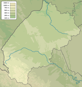 Map showing the location of Boikivshchyna National Nature Park