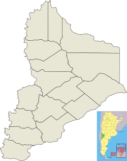 Barrancas is located in Neuquén Province