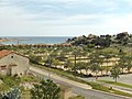 Overview of the beach of Le Verdon from the village