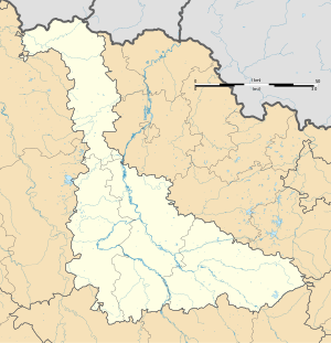 棟普里在默爾特-摩澤爾省的位置