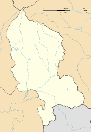 勒瓦勒在贝尔福地区省的位置