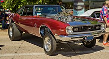 1968 Camaro Custom with Metal Flake paint.