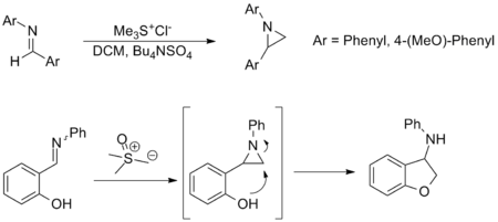 Aziridination with the Johnson–Corey–Chaykovsky reaction