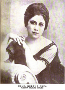 Berthe Erza in 1922