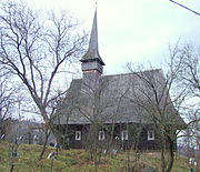 Saint Nicholas' wooden church in Glod