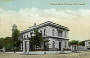 A 1907 postcard of the Kingston Customs House