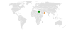 Location map for Egypt and Oman.