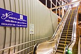 Escalator on the Western side of Dadar railway station