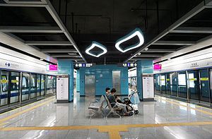 华强南站站台