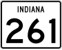 State Road 261 marker