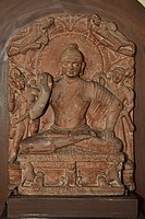 Mathura school Buddha, Northern Satraps, end of 1st century CE[7]