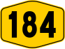 Federal Route 184 shield}}