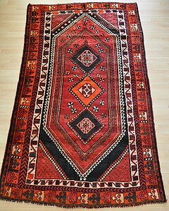出产于安纳托利亚东部的传统卡什加地毯