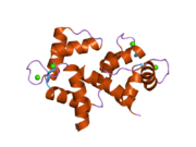 2f3z: Calmodulin/IQ-AA domain complex