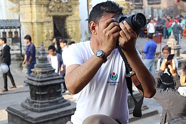 At Photowalk during WLM 2018 in Nepal