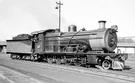 Modified Type TJ with sheet-metal top on SAR Class 1A, 1962