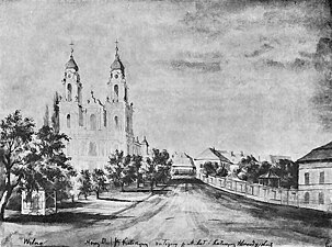 Church of St. Catherine in the 19th century