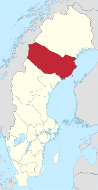西博滕省在瑞典的位置