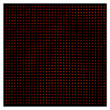 Grid of cesium 133 atoms by PrestonHuft