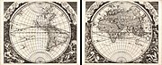 约纳斯·桑（英语：Johannes Zahn）所制世界地图