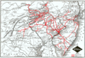 Reading Railroad system map, 1923