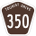 Tourist Drive 350 marker