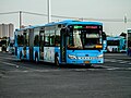 蚌埠公交使用的安凯HFF6180G02CE5压缩天然气18米铰接客车