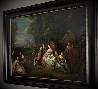 concert champetre 1737" oil on canvas