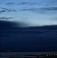2007年1月9日，冰岛上空的彗星。