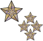 This star symbolizes the featured topics on Wikipedia.