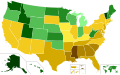 Democratic Party presidential primaries results by percent of vote