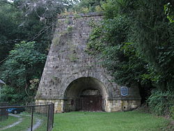 The Farrandsville Iron Furnace in Colebrook Township