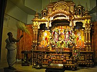 Gaura Nitai shrine at ISKCON Temple Delhi.