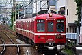 Keikyu 1000 series on the Daishi Line in June 2010, in the final weeks before withdrawal