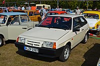 VAZ 2108 Samara (3-door), shorter hood and fender of initial design