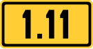 National Road (M)1.11 shield}}