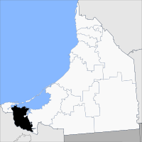 Location of Palizada in Campeche