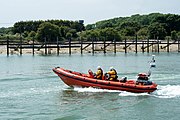 Rennee Sherman (B-891) in the river Arun heading out to sea, 9 May 2016.
