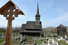 Wooden church in Rozavlea