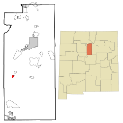 location of Madrid, New Mexico
