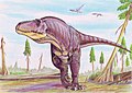 Sparsely feathered Tarbosaurus