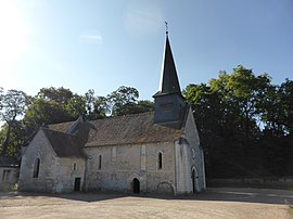 The church of Saint-Germain, in Civray-de-Touraine
