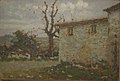 Casolare rustico, (Rustic cottage) oil on wood, 30x45 cm, private collection.