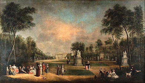Brussels Park and the Council Palace of Brabant, Aurèle-Augustin Simons, 1789[8]